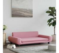 vidaXL Lettino per Cani Rosa 100x54x33 cm in Velluto