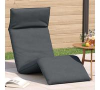 vidaXL Lettino Pieghevole Antracite 175x54x8,5 cm in Tessuto Oxford