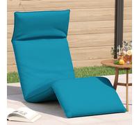 vidaXL Lettino Pieghevole Blu 175x54x8,5 cm in Tessuto Oxford