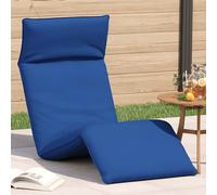 vidaXL Lettino Pieghevole Blu Reale 175x54x8,5 cm in Tessuto Oxford