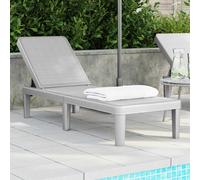 vidaXL Lettino Prendisole 4 Altezze Regolabili Nero 155,5x57x28 cm iPP
