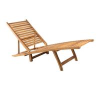 VIDAXL - Lettino Prendisole in Legno Massello di Teak