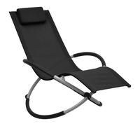 vidaXL Lettino Prendisole per Bambini in Acciaio Nero