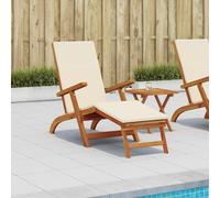 vidaXL Lettino prendisole reclinabile e pieghevole 55 x 146 x 91 cm