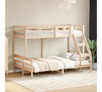 vidaXL Letto a Castello 80x200/120x200 cm in Legno Massello di Pino