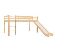 vidaXL Letto a Castello per Bambini Scivolo e Scala in Pino 97x208cm