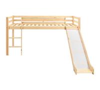 vidaXL Letto a Castello per Bambini Scivolo e Scala in Pino 97x208cm