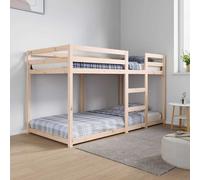 vidaXL Letto a Castello senza Materasso 90x190 cm Legno di Pino