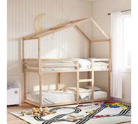 vidaXL Letto a Castello senza Materasso 90x190 cm Legno di Pino