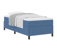 Struttura Letto Piattaforma Minimalista vidaXL In Blu | Ideale per Materasso Singolo Spazi Compatti Assemblaggio Facile Design Elegante Legno Adulti Moderno Semplice
