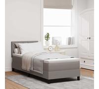 vidaXL Letto a molle con materasso Talpa 80 x 200 cm Tessuto
