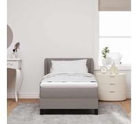 vidaXL Letto a Molle con Materasso Talpa 90 x 190 cm Tessuto, Letto Regolabile, Design Moderno, Ergonomico, Essenziale per Il Sonno, Rete a Molle, Soluzione Comoda, Biancheria di Lusso