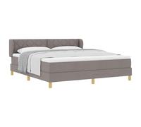 vidaXL Letto a molle con testiera Talpa 180 x 200 cm Tessuto | Comodissima e ti dà supporto, Le molle insacchettate si adattano al tuo corpo perfettamente, Ha una zip per una pulizia