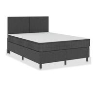VIDAXL - Letto a Molle Grigio in Tessuto 180x200 cm
