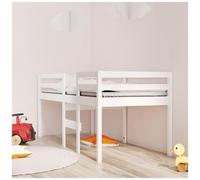 AX Letto 205.5x85.5x89cm Soppalco Bambini Ragazzi Bianco Stanze Piccole + 821610
