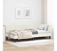 vidaXL Letto Angolare Moderno con Testata in Velluto - Mobili per Camera da Letto con Stile Minimalista e Chic