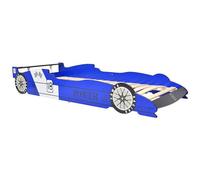 VIDAXL - Letto Bambini Auto da Corsa 90x200 cm Blu