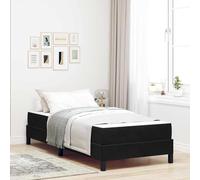 vidaXL Letto Box Spring in velluto di con materasso. Una soluzione comoda per la camera da letto, design moderno e rettangolare, di lusso.