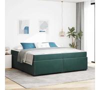 vidaXL Letto Completo Moderno con Materasso in Schiuma, Comfort per Camera Ospiti, Stile Contemporaneo, in Plywood e Velluto