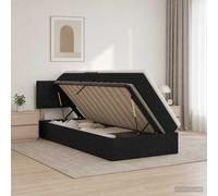 vidaXL Opbergbed met matras met hoofdeinde Zwart 100 x 200 cm fluweel