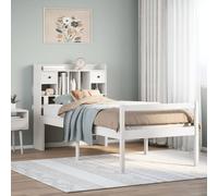 vidaXL Letto con Libreria senza Materasso 75x190 cm in Legno Pino