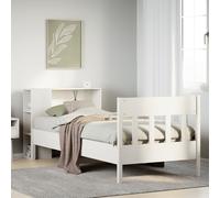 vidaXL Letto con Libreria senza Materasso 75x190 cm in Legno Pino
