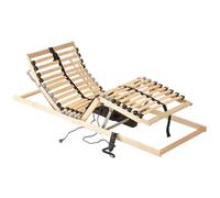 VIDAXL - Letto con Telaio a Doghe Elettrico 28 Doghe 7 Zone 90x200 cm