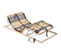 vidaXL Letto con Telaio a Doghe Elettrico 42 Doghe 7 Zone 80x200 cm