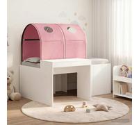 vidaXL Letto con Tunnel 4 pcs Rovere Artigianale e Rosa, Soluzioni moderne per la camera, letto rettangolare compatto, spazio sotto il letto, arredamento minimalista