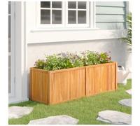VIDAXL - Letto da Giardino Rialzato 150x50x50 cm Legno Massello di Teak