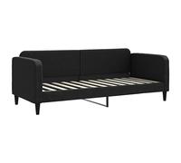 vidaXL Letto da Giorno Nero 80x200 cm in Tessuto