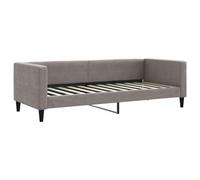 vidaXL Letto da Giorno Tortora 80x200 cm in Tessuto, Divano Letto, Divano Letto Singolo, Divano Letto in Tessuto, Letto per Ospiti