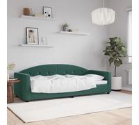 vidaXL Letto da Giorno Verde Scuro 80x200 cm in Velluto