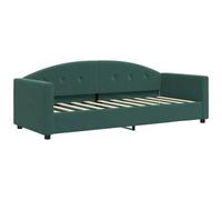 VIDAXL - Letto Da Giorno Verde Scuro 80x200 Cm In Velluto