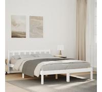 vidaXL Letto Extra Lungo Senza Materasso 160x210 cm in Legno di Pino, Struttura Letto, Base Letto, Mobile Camera da Letto, Telaio Letto, Letto