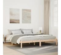 vidaXL Letto Extra Lungo Senza Materasso 200x220 cm in Legno di Pino, Telaio Letto, Letto Matrimoniale, giroletto, Letto, mobili per Camera da Letto