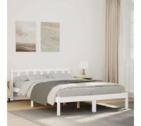 VIDAXL - Letto Extra Lungo Senza Materasso Bianco 180x200 Cm In Pino - SPEDIZIONE GRATUITA