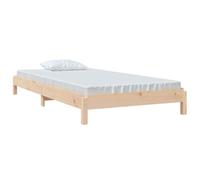 vidaXL Letto Impilabile 90x190 cm in Legno Massello di Pino