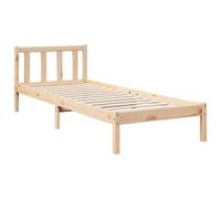 vidaXL Letto Extra Lungo Senza Materasso 90x210 cm in Legno di Pino, Letto, giroletto, mobili Camera da Letto, Telaio Letto, Letto Singolo