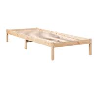 vidaXL Letto Extra Lungo Senza Materasso 90x220 cm in Legno di Pino, Telaio Letto, Letto Singolo, mobili per Camera da Letto, Letto, giroletto