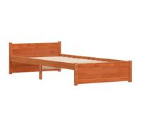 vidaXL Letto in Pino Massello - Struttura Moderna per la Camera da Letto, Design Robusto e Eco-Friendly, Stile Minimalista e Contemporaneo.