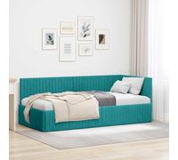 vidaXL Letto in Velluto con testiera a Parete, Design Moderno e Minimalista, Elegante e Sofisticato