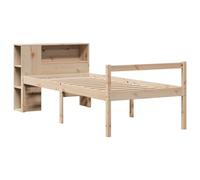 vidaXL Letto Libreria senza Materasso 100x200 cm in Legno di Pino
