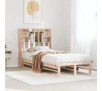vidaXL Letto Libreria senza Materasso 100x200 cm in Legno di Pino