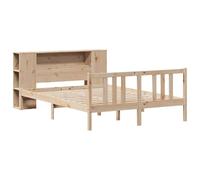 vidaXL Letto Libreria senza Materasso 120x200cm Legno Massello di Pino
