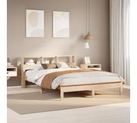 VIDAXL - Letto Libreria Senza Materasso 120x200cm Legno Massello Di Pino - SPEDIZIONE GRATUITA