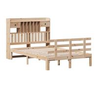 vidaXL Letto Libreria senza Materasso 135x190 cm in Legno di Pino