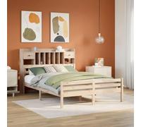 vidaXL Letto Libreria senza Materasso 150x200 cm in Legno di Pino