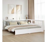 vidaXL Letto Libreria senza Materasso 160x200 cm in Legno di Pino