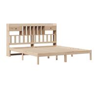 Letto Libreria senza Materasso 180x200 cm in Legno di Pino